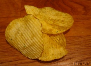 J'ai trouvé dans ma loge des pommes chips normales ...